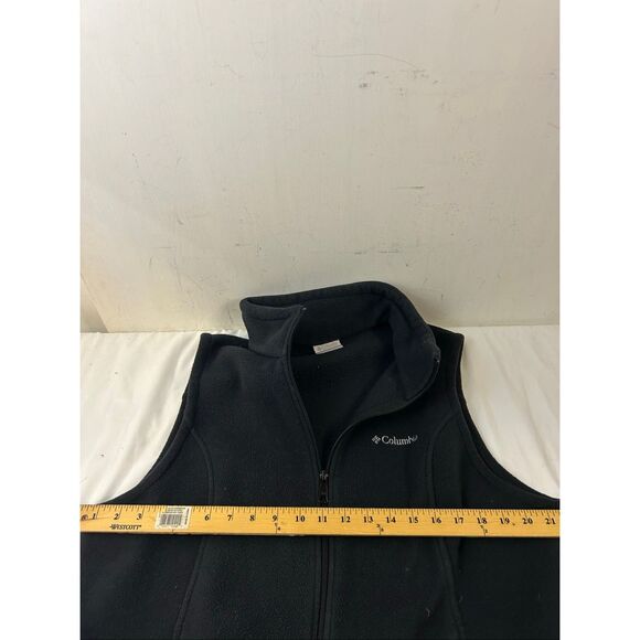 Columbia XL Black zipper fleece vest - Picture 5 of 7